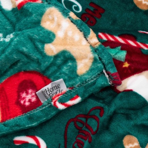Плед Ardesto Christmas Flannel 100% поліестер, різдвяні смаколики 160х200 см (ART0122PB)
