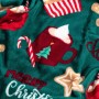 Плед Ardesto Christmas Flannel 100% поліестер, різдвяні смаколики 160х200 см (ART0122PB)