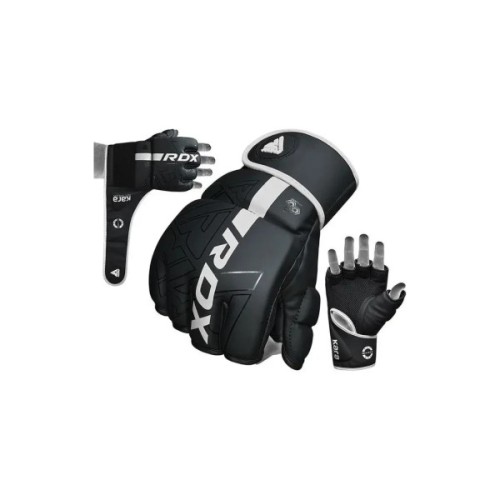 Рукавички для MMA RDX F6 Kara Matte White Plus L/XL (GSR-F6MW-L/XL+)