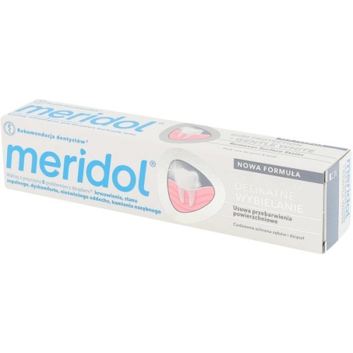 Зубна паста Meridol Gentle Whitening Toothpaste 75 мл (8718951560390)