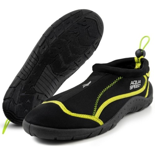Аквашузи Aqua Speed Aqua Shoe Model 704-78 чорний, жовтий 44 (5908217691682)