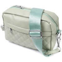 Сумка Vintage Жіноча крос-боді з монетницею з екошкіри Фісташкова (22797)