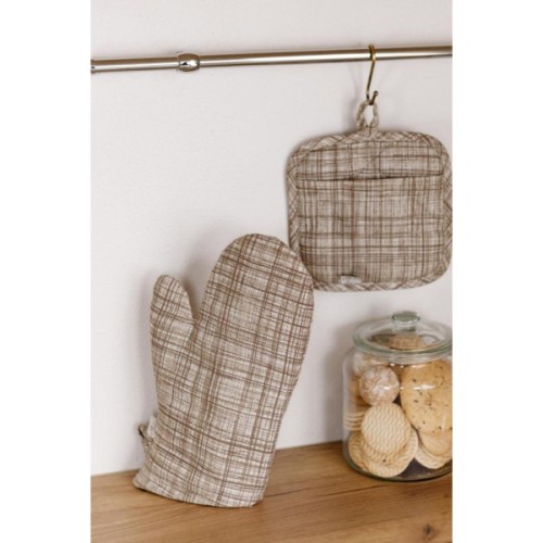 Кухонна прихватка Прованс Тереза клітинка 20х20 (034510)