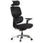 Офісне крісло Mealux D2 Air Fabric Black (HF-D2 F/B)