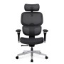 Офісне крісло Mealux D2 Air Fabric Black (HF-D2 F/B)