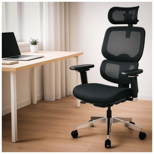 Офісне крісло Mealux D2 Air Fabric Black (HF-D2 F/B)