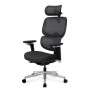 Офісне крісло Mealux D2 Air Fabric Black (HF-D2 F/B)