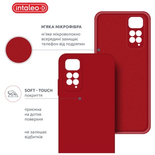 Чохол до мобільного телефона Intaleo SoftShell Xiaomi Redmi Note 11 Red (1283126558313)