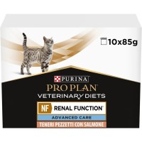 Вологий корм для кішок Purina Pro Plan Veterinary Diets NF Renal Function Advanced Care При патології нирок З лососем 10 x 85 г (7613287873699)