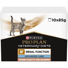 Вологий корм для кішок Purina Pro Plan Veterinary Diets NF Renal Function Advanced Care При патології нирок З лососем 10 x 85 г (7613287873699)