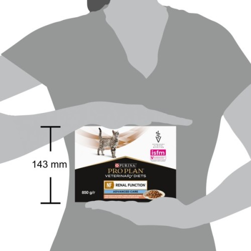 Вологий корм для кішок Purina Pro Plan Veterinary Diets NF Renal Function Advanced Care При патології нирок З лососем 10 x 85 г (7613287873699)