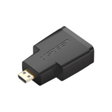 Перехідник Micro HDMI M to HDMI F black Ugreen (20106)