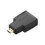 Перехідник Micro HDMI M to HDMI F black Ugreen (20106)