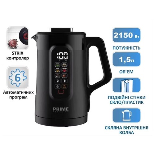 Електрочайник PRIME Technics PKD 1598 BG