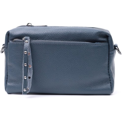 Сумка Vintage Жіноча шкіряна Синя (22652)