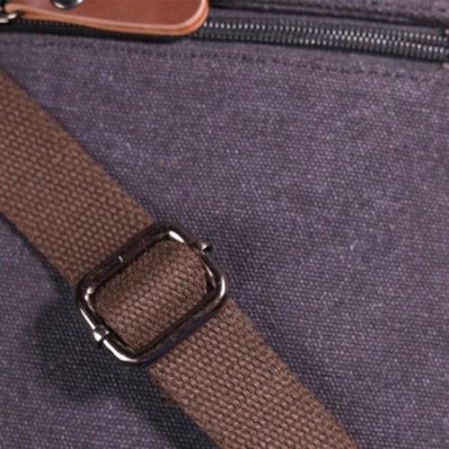 Сумка Vintage Вертикальна чоловіча текстильна Чорна (21265)