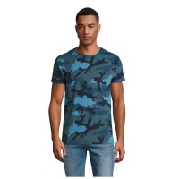 Футболка Sol's Camo men синій камо L (01188536L)