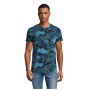 Футболка Sol's Camo men синій камо L (01188536L)