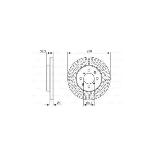 Гальмівний диск Bosch 0 986 479 594