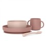 Набір дитячого посуду Suavinex Colour Essence рожевий (401543)