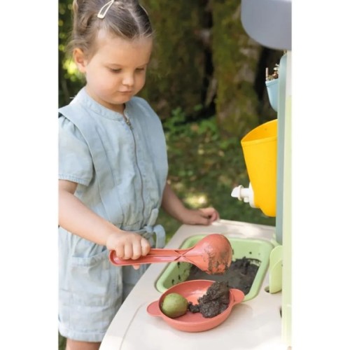 Ігровий будиночок Smoby Life "Садівник" з кухнею та мийкою, 16 аксес., 132х144х140 см (7600810505)