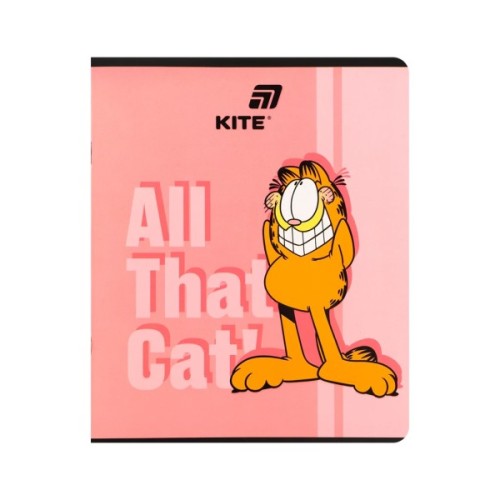 Зошит Kite Garfield, 24 аркуша, клітинка (GF26-238)