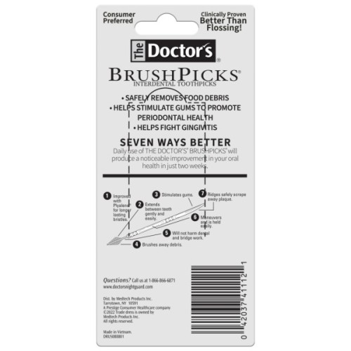 Зубочистки The Doctor's 120 шт. (042037411121)