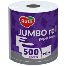 Паперові рушники Ruta Jumbo Roll 2 шари 500 відривів (4820202895503)