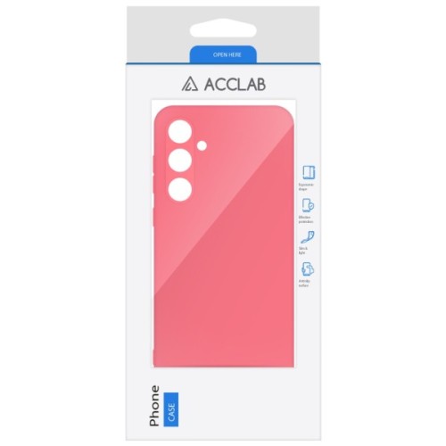 Чохол до мобільного телефона ACCLAB Silicone Case Samsung Galaxy A35 Pink (1283126601910)