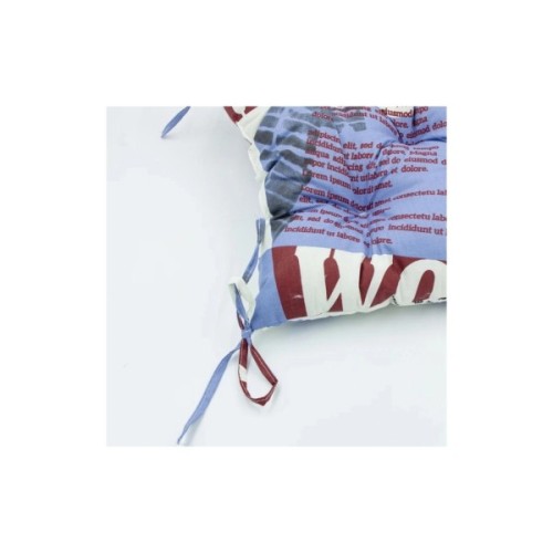 Подушка на стілець MirSon Бязь Принт 17-0535 Peggy 40х50 см (2200006276920)