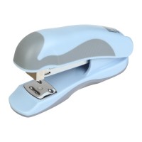 Степлер Buromax пластиковий PASTEL, 20 аркушів, (скоби №24, 26), 111 х 62 х 32 мм, блакитний (BM.4215-14)