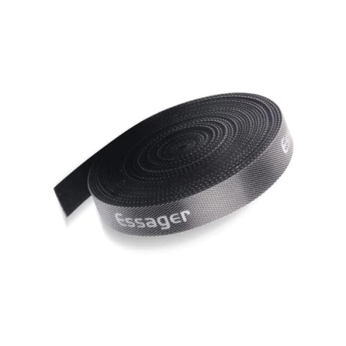 Набір для кріплення стрічка-липучка Cable Organizer 5m Black Essager (EXD-LXD01)