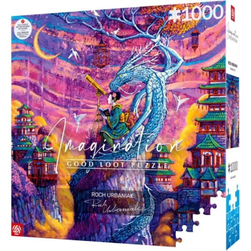 Пазл GoodLoot Imagination: Roch Urbaniak Sakura & Ryu 1000 ел. (5908305249740)