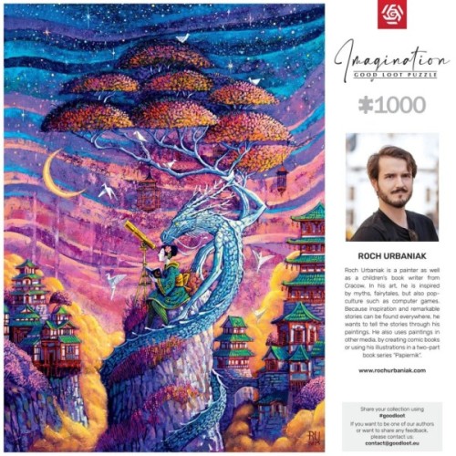 Пазл GoodLoot Imagination: Roch Urbaniak Sakura & Ryu 1000 ел. (5908305249740)