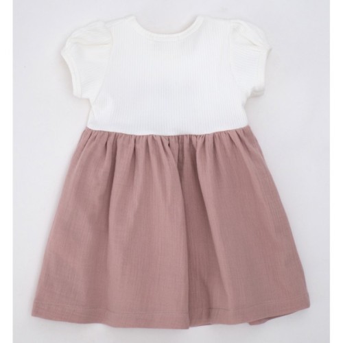 Плаття дитяче Breeze с мусліновою спідницею (21474-98G-cream)