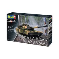 Збірна модель Revell Танк Абрамс M1A1 AIM(SA)/ M1A2 рівень 4 масштаб 1:72 (RVL-03346)