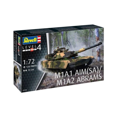 Збірна модель Revell Танк Абрамс M1A1 AIM(SA)/ M1A2 рівень 4 масштаб 1:72 (RVL-03346)