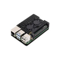 Корпус для Мікро ПК KUONGSHUN for Raspberry Pi 5 Alu 2 fans (RA787)