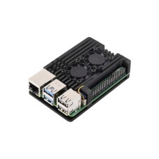 Корпус для Мікро ПК KUONGSHUN for Raspberry Pi 5 Alu 2 fans (RA787)