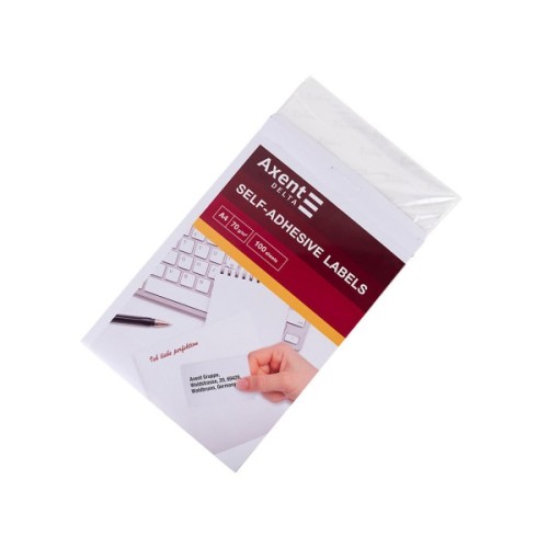 Етикетка самоклеюча Axent 48,5x25,4 (44 на листі) с/кл (100 листів) (D4477-A)