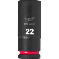 Торцева головка Milwaukee ShW 1/2" 22 мм, довга (4932480340)