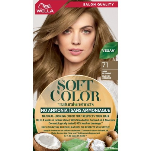 Фарба для волосся Wella Soft Color Безаміачна 71 - Попелястий блонд (3614228865760)
