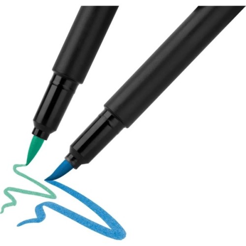Фломастери Faber-Castell пензлики Black Edition, 10 кольорів (32355)