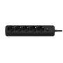 Мережевий фільтр живлення ColorWay CCA-3G1MM 5 розеток, 2m Black (CW-PSEA1052BK)