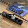Мережевий фільтр живлення ColorWay CCA-3G1MM 5 розеток, 2m Black (CW-PSEA1052BK)