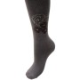 Колготки дитячі BNM з квітами зі страз (M0C0302-1183-11G-gray)