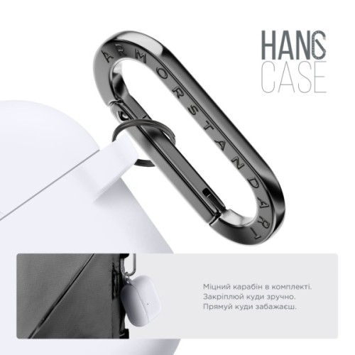 Чохол для навушників Armorstandart Hang Case For Apple AirPods Pro 3 White (ARM88284)