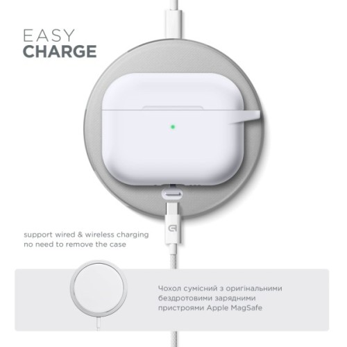 Чохол для навушників Armorstandart Hang Case For Apple AirPods Pro 3 White (ARM88284)