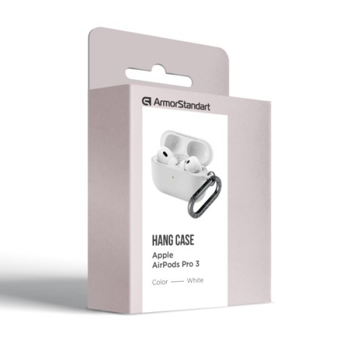Чохол для навушників Armorstandart Hang Case For Apple AirPods Pro 3 White (ARM88284)