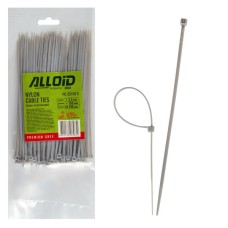 Стяжка Alloid 2.5х150мм, пластик, 100шт./уп., сірий (PC-25150G) Стяжка Alloid 2.5х150мм, пластик, 100шт./уп., сірий (PC-25150G)